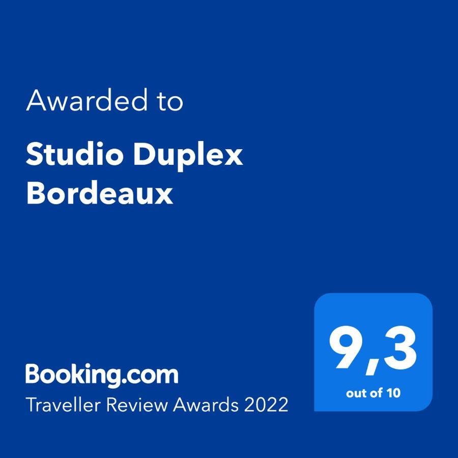 Studio En Duplex-Aircon-Terrasse-Parking-Calme Μπορντό Εξωτερικό φωτογραφία